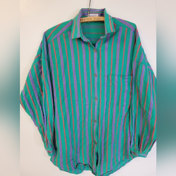 Esprit Tops - Vintage esprit cotton long sleeve top size 38 small womens